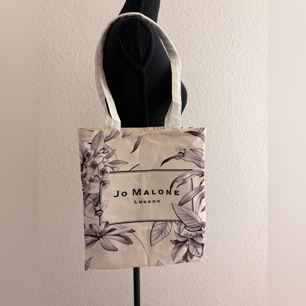Jo Malone Botanical Tote - Cream and Black| Canvas Shopper